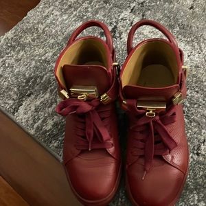 Buscemi leather high tops
